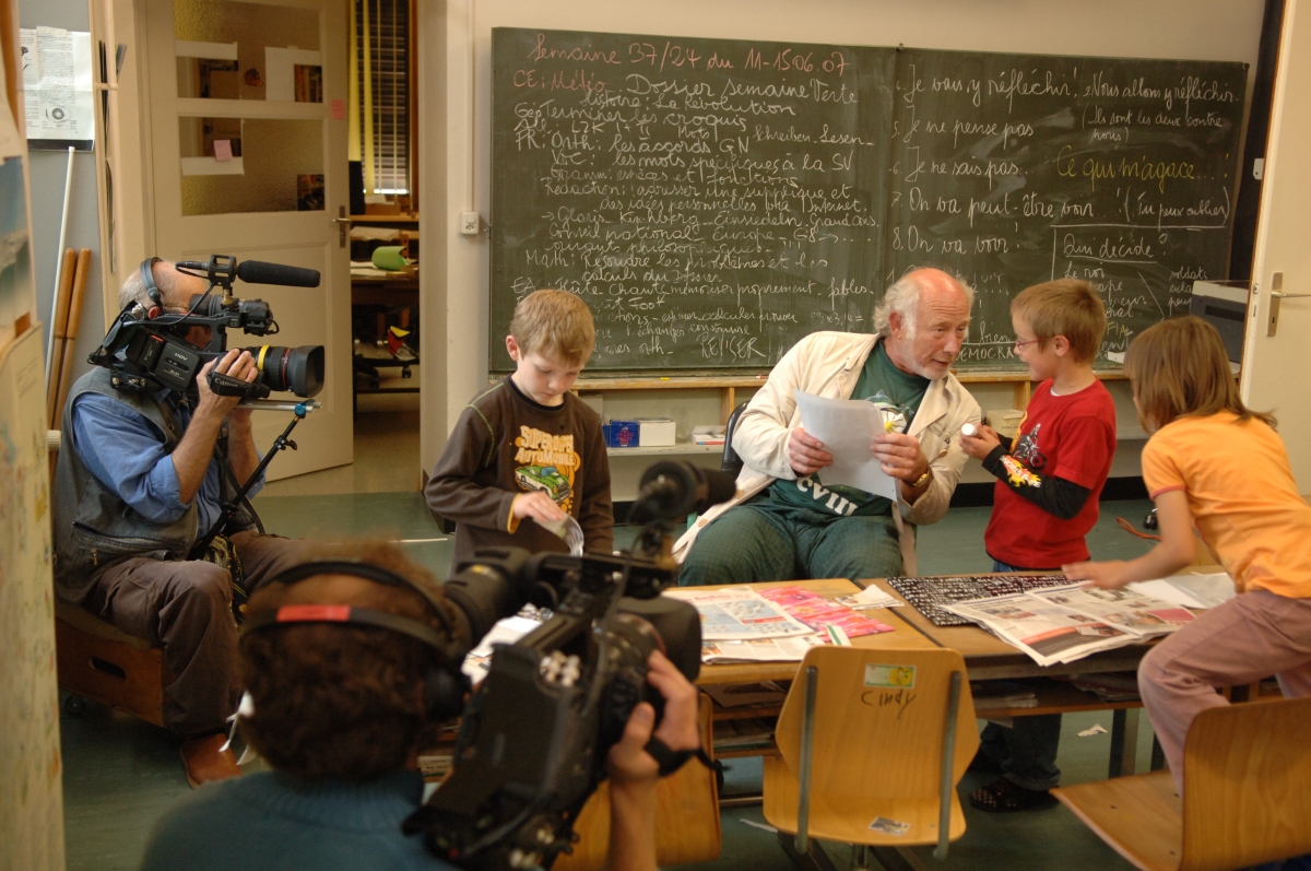 tournage du film Tableau Noir d'Yves Yersin